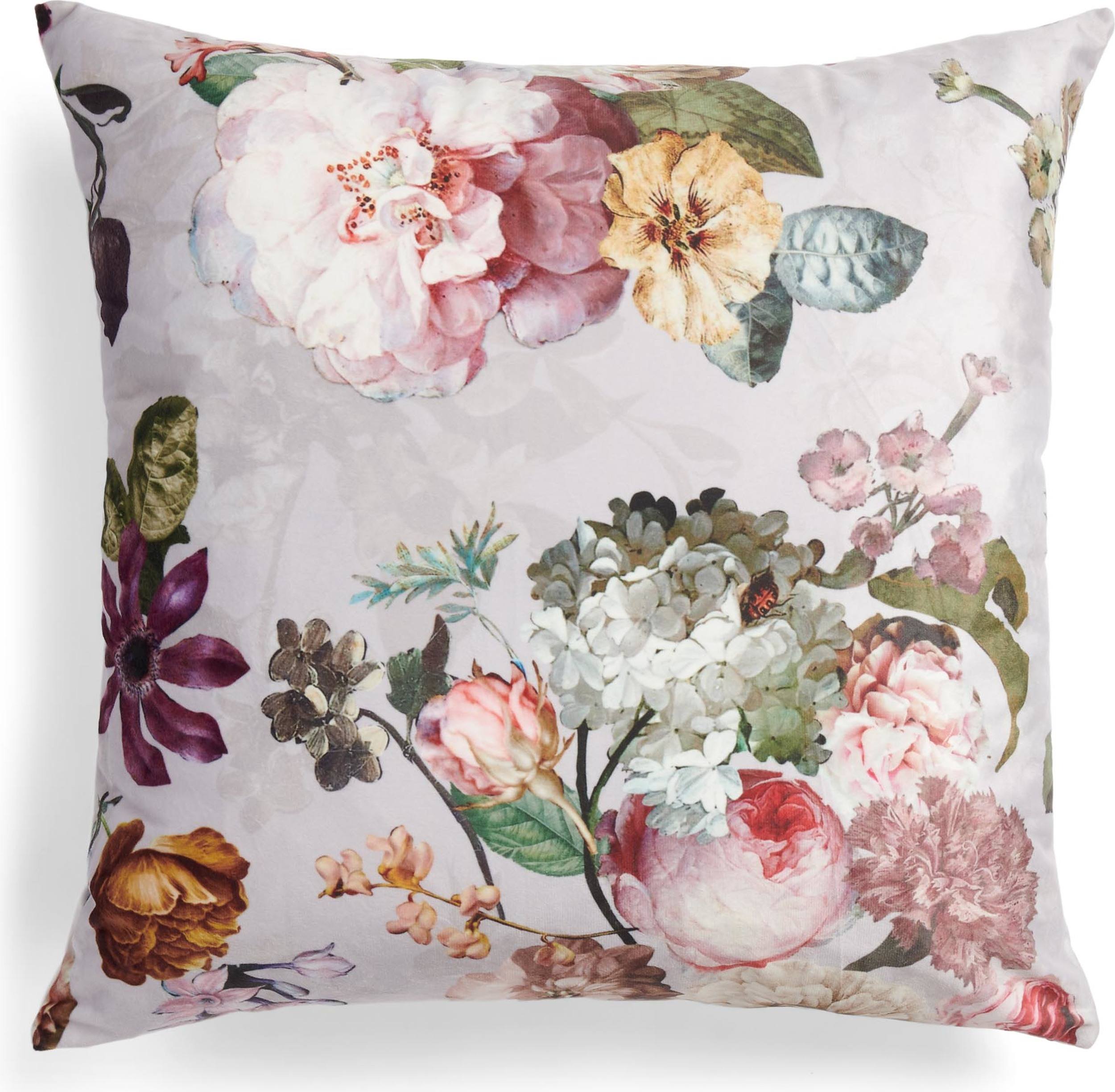 Poduszka Fleur szara