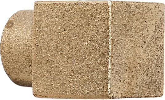 Haczyk ścienny Square mały mosiądz