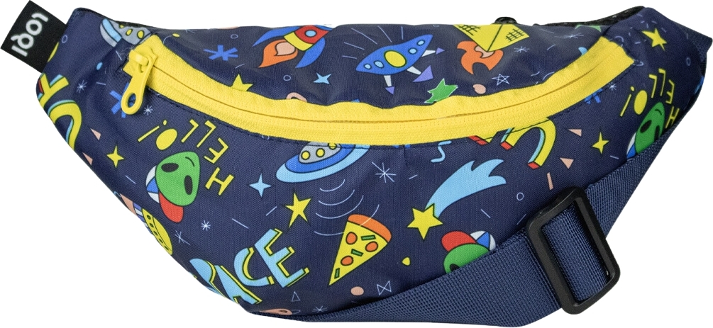 Saszetka LOQI Artist Space Ufo mini z recyklingu