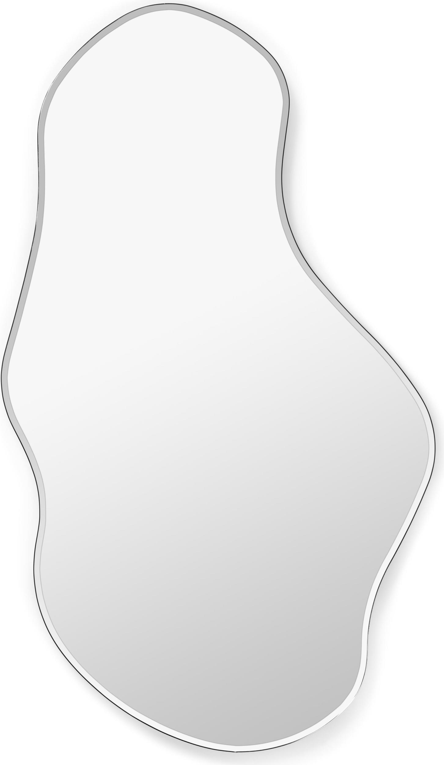 Lustro ścienne Pond L chrom