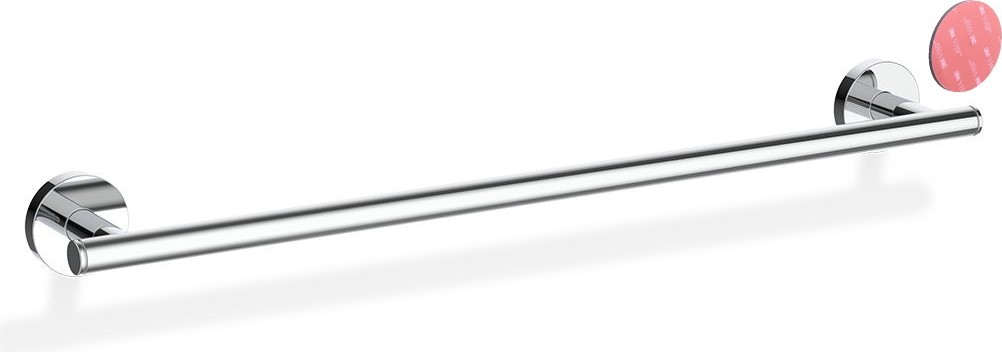 Wieszak reling na ręczniki Basic 50 cm chrom montaż samoprzylepny
