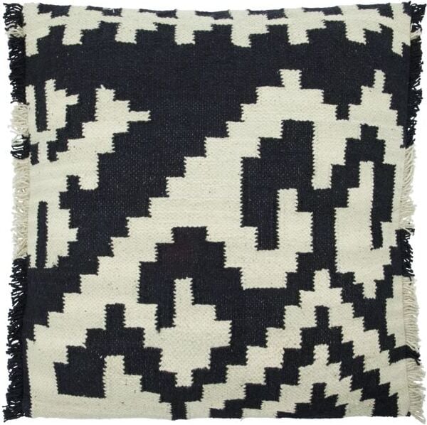 Poszewka na poduszkę Wulo 50 x 50 cm czarno-biała