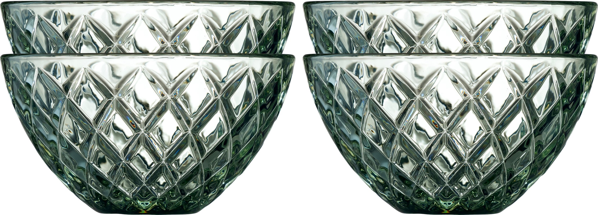 Miseczki do serwowania Sorrento 12 cm zielone 4 szt.