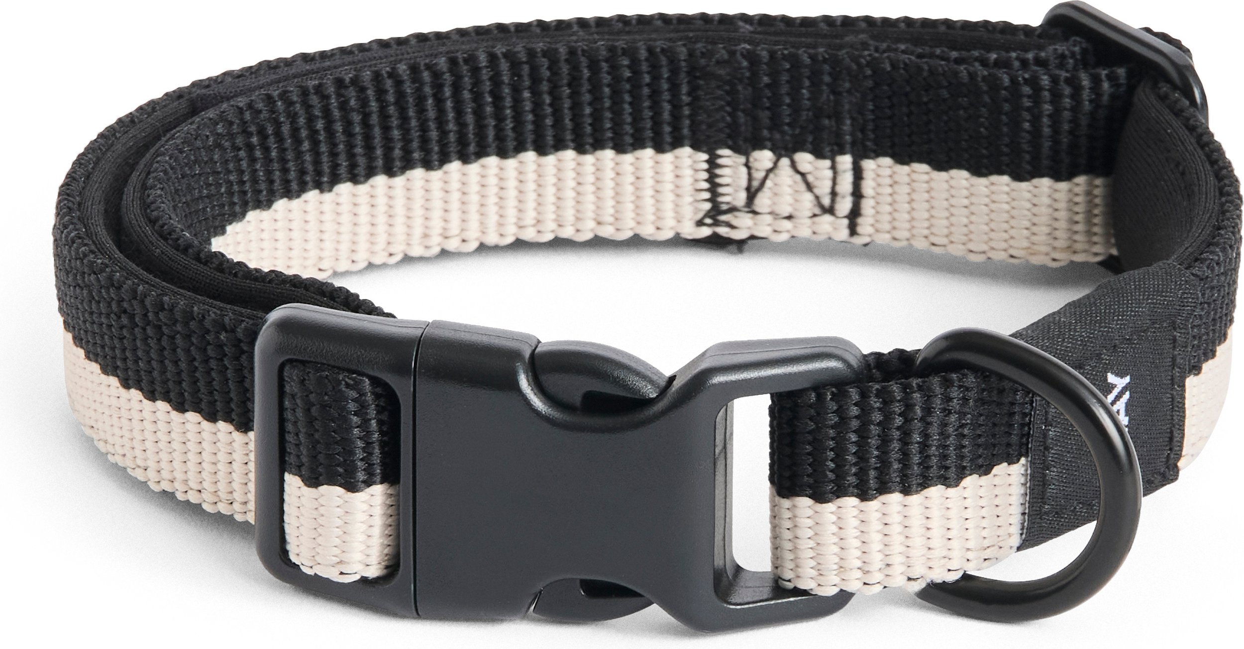 Obroża dla psa Hay S/M czarno-biała