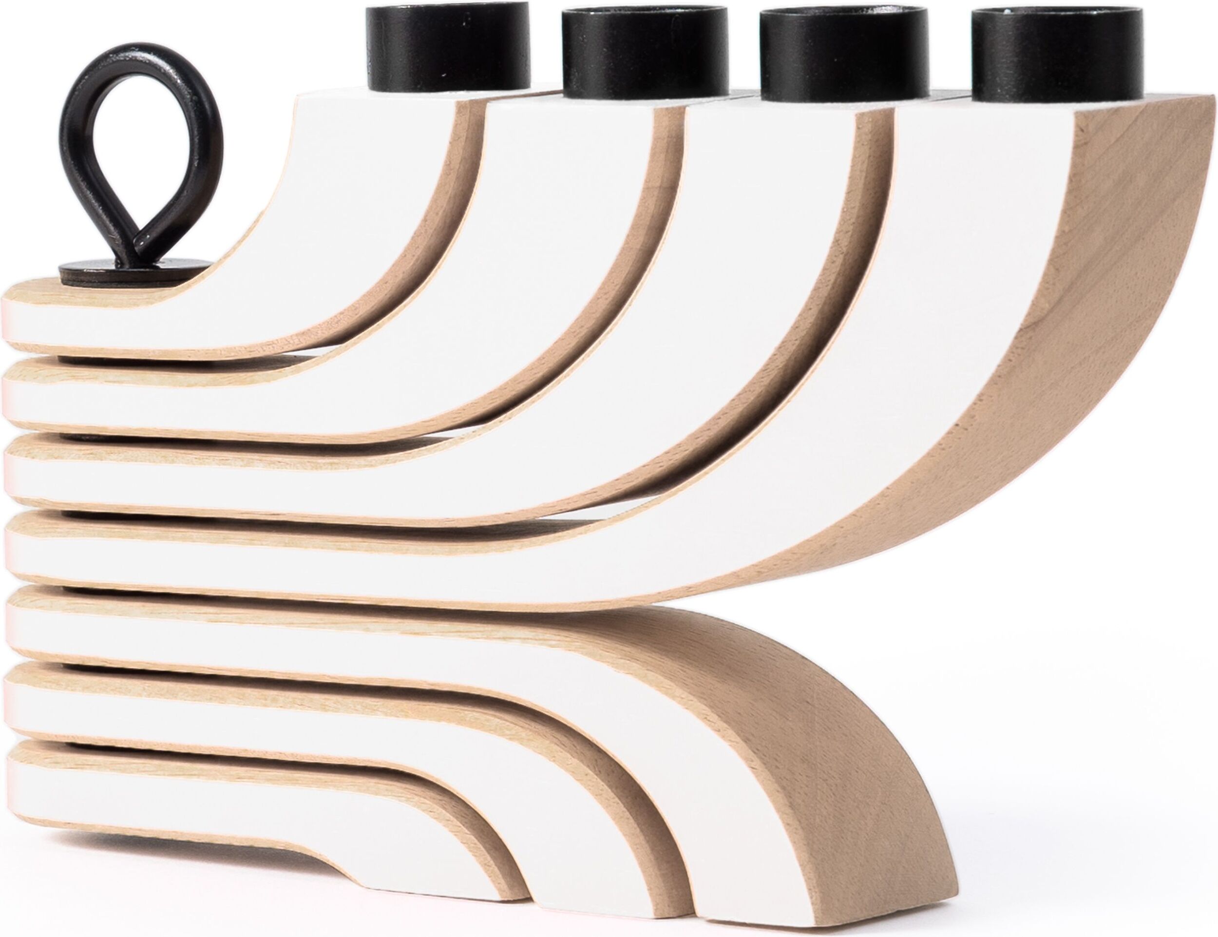 Świecznik kilkuramienny Nordic biały