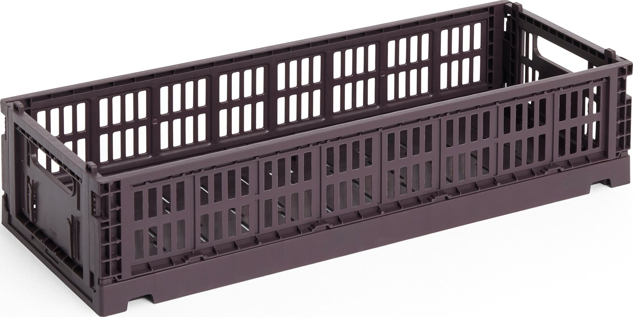 Kosz do przechowywania Hay Colour Crate Mini Oblong bordowy
