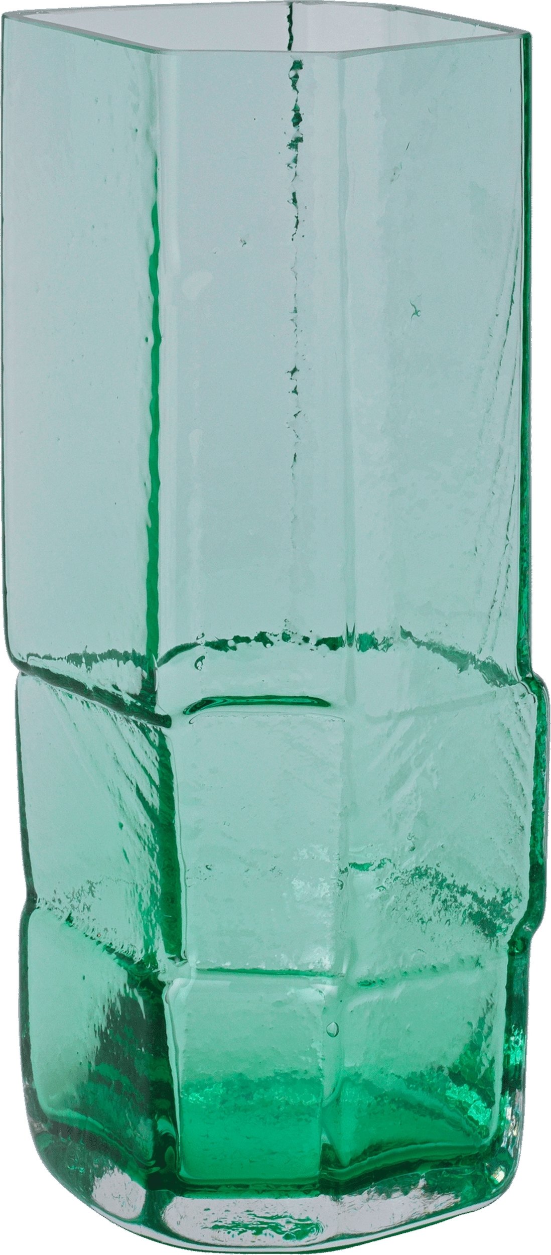 Wazon Muro 30 cm zielony z recyklingu