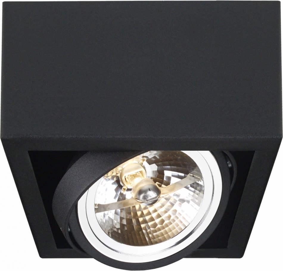 Lampa sufitowa Cube 1 czarna