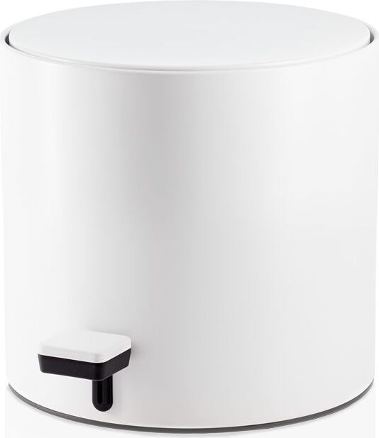 Kosz łazienkowy na śmieci Bar 23 cm biały mat
