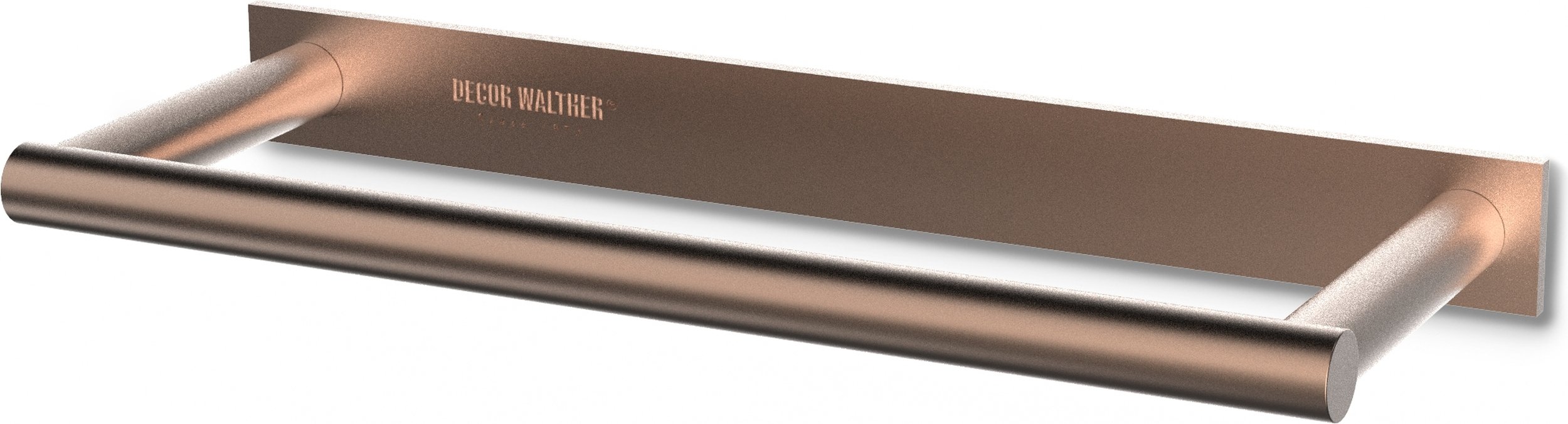 Wieszak reling na ręczniki Mikado Frame 21 cm miedziany z powłoką PVD