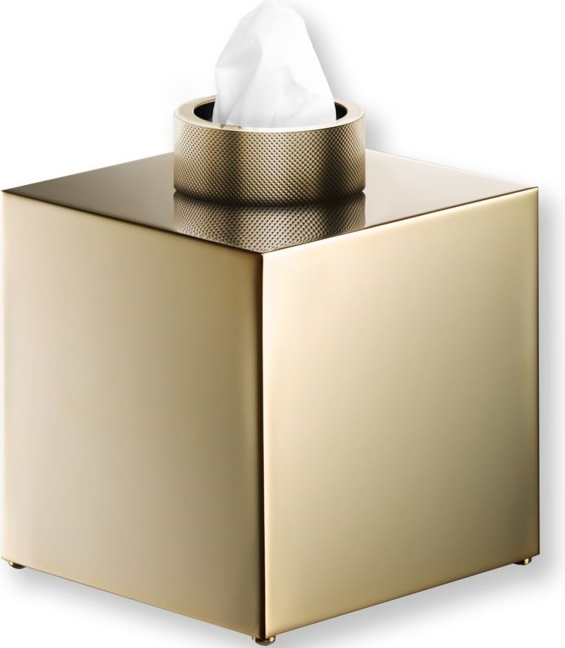 Pojemnik na chusteczki Club złoty
