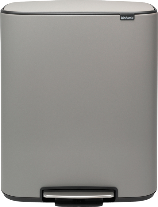 Kosz na śmieci Bo Pedal Bin 60 l szary mat