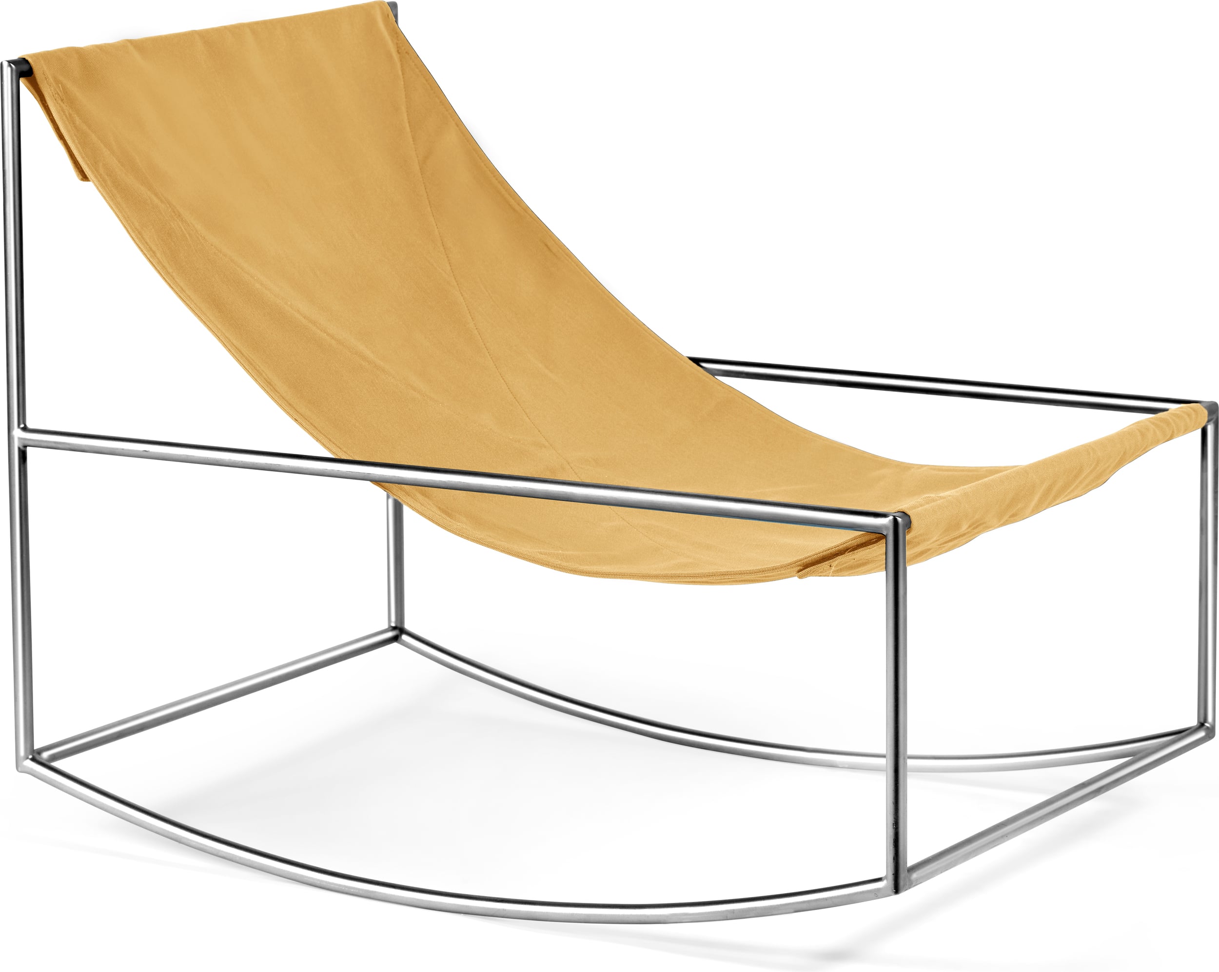 Leżak ogrodowy Serax 60 cm żółty