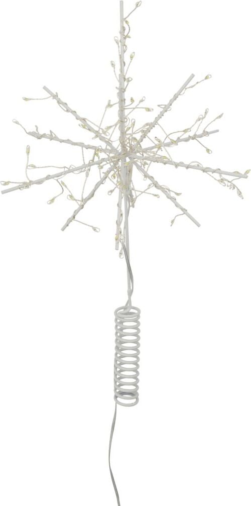 Czubek na choinkę Glow biała LED