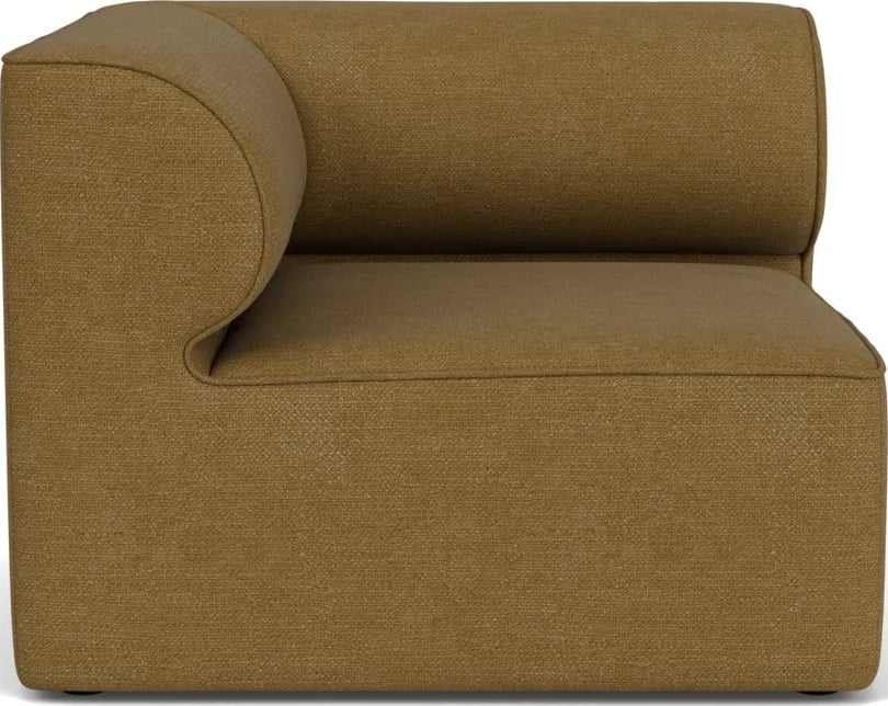 Narożnik lewostronny sofy modułowej Eave Bouclé 96 x 96 cm brązowy