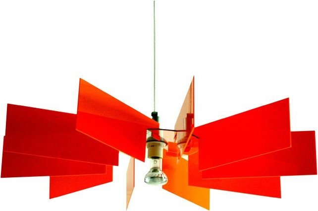 Lampa Al-Verd pomarańczowa