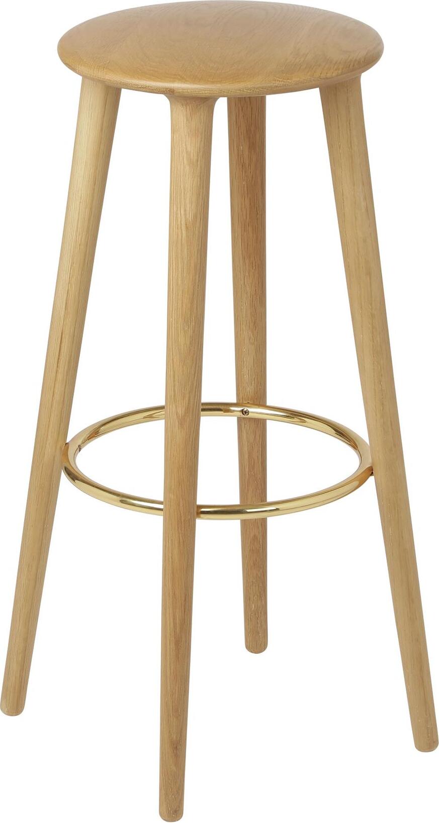 Stołek barowy The Socialite naturalny dąb