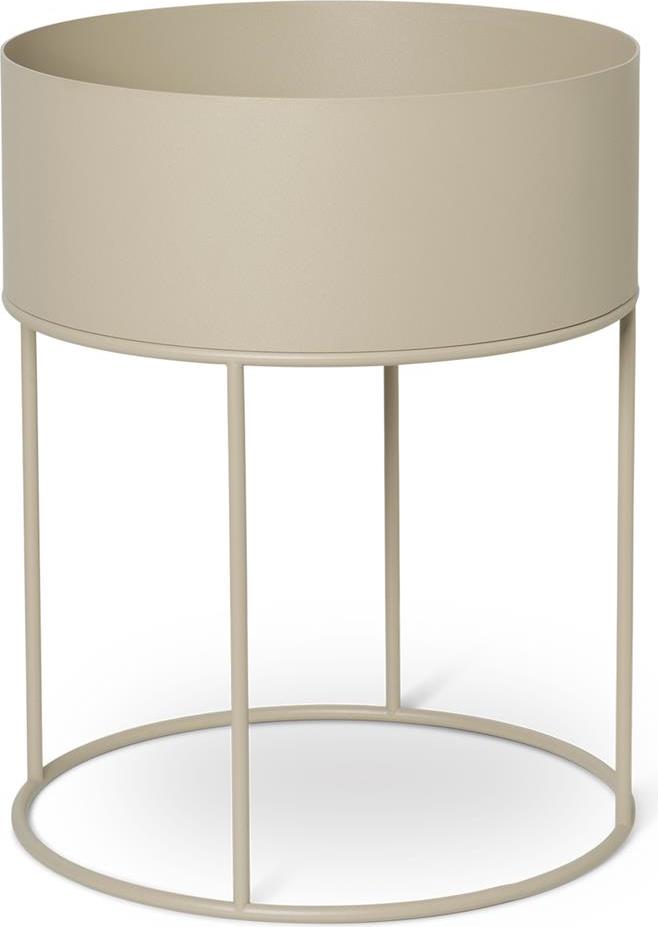 Kwietnik Plant Box okrągły piaskowy