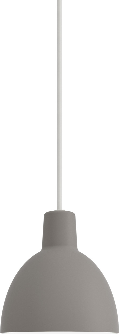 Lampa wisząca Toldbod 12 cm jasnoszara