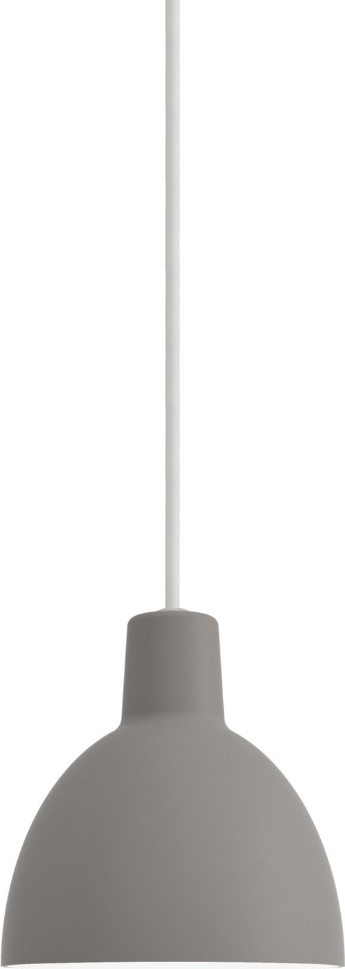 Lampa wisząca Toldbod 12 cm jasnoszara