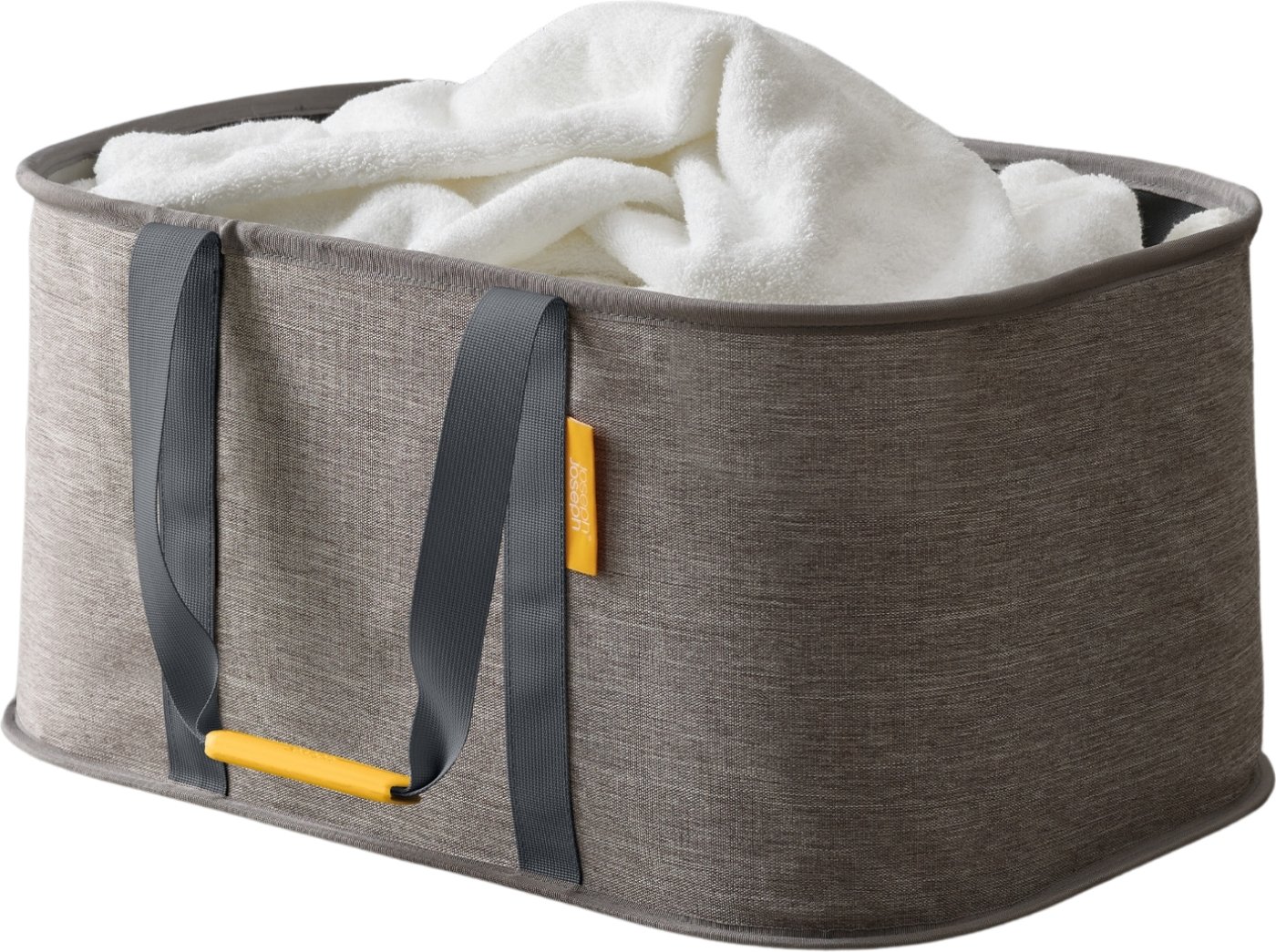 Kosz na pranie Hold All 35 l szary składany