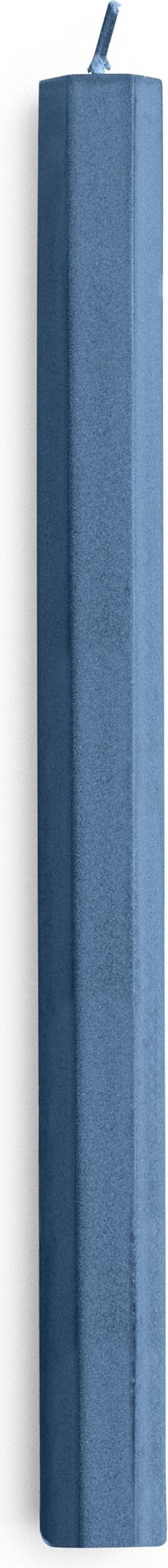 Świeca Hexagon granatowa