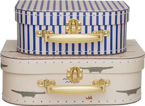 Pojemniki do przechowywania Crocodile & Stripe mini 2 szt.