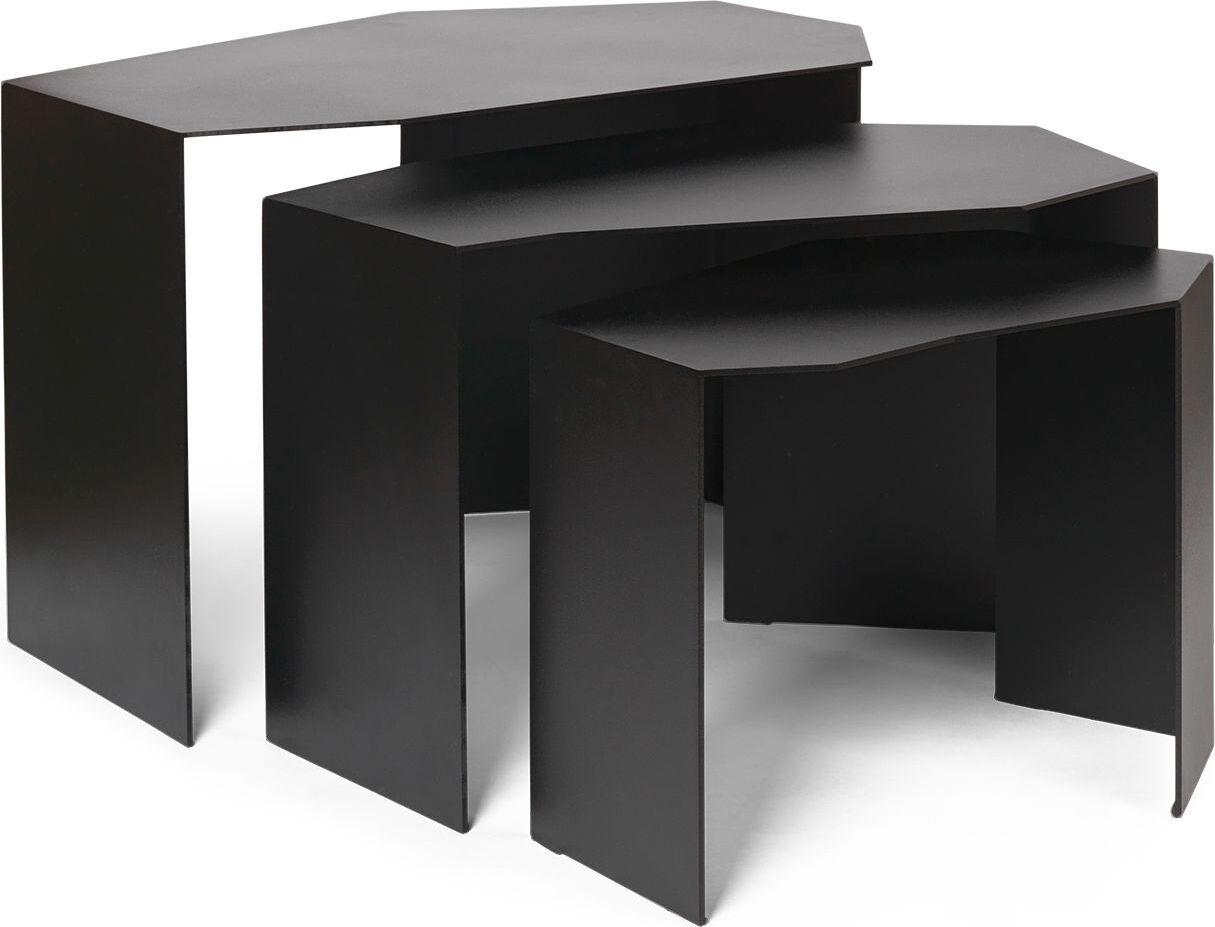 Stoliki Shard czarne 3 szt.