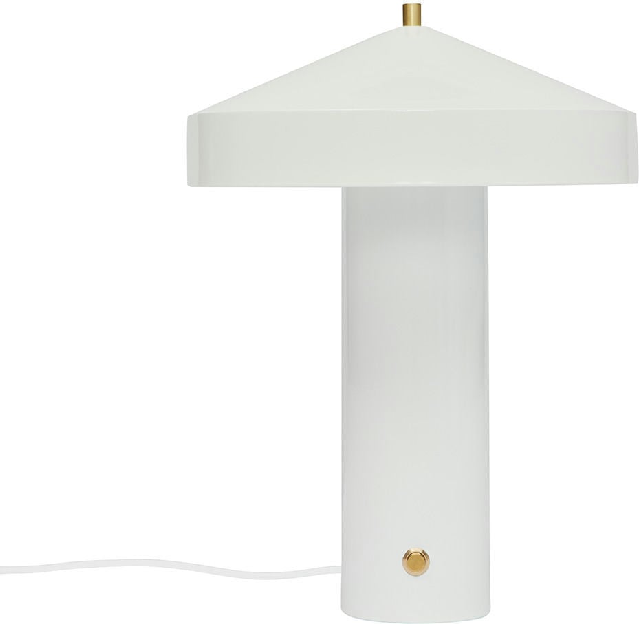 Lampa stołowa Hatto 41 cm biała
