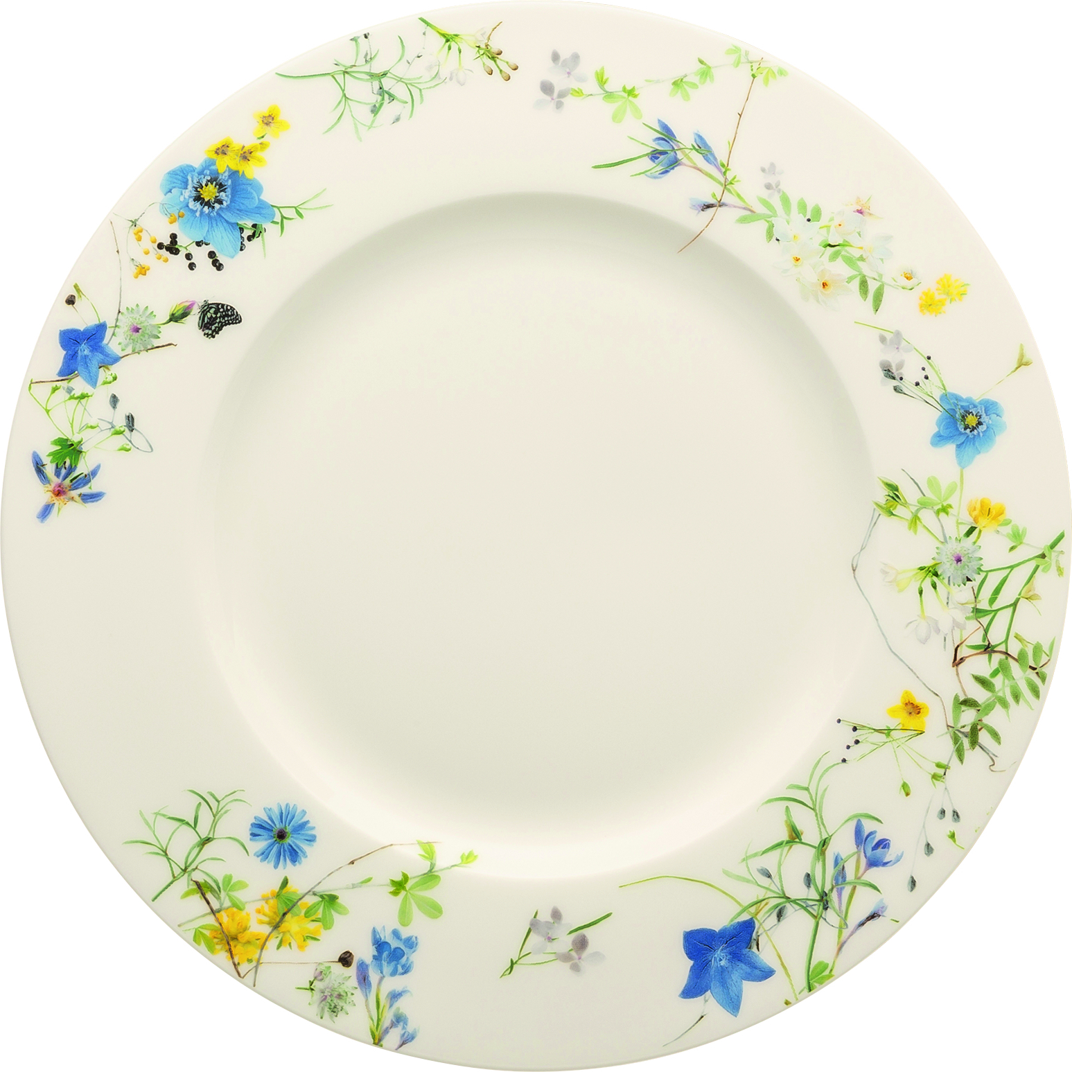 Talerz śniadaniowy Brillance Alpejski Ogród 23 cm