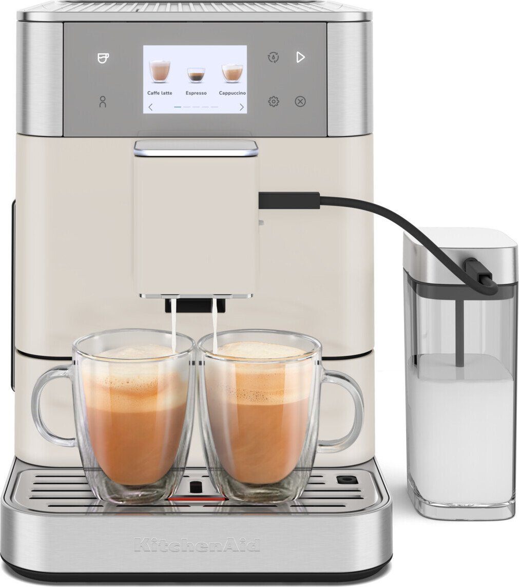 Ekspres automatyczny do kawy KitchenAid KF7 porcelanowa biel