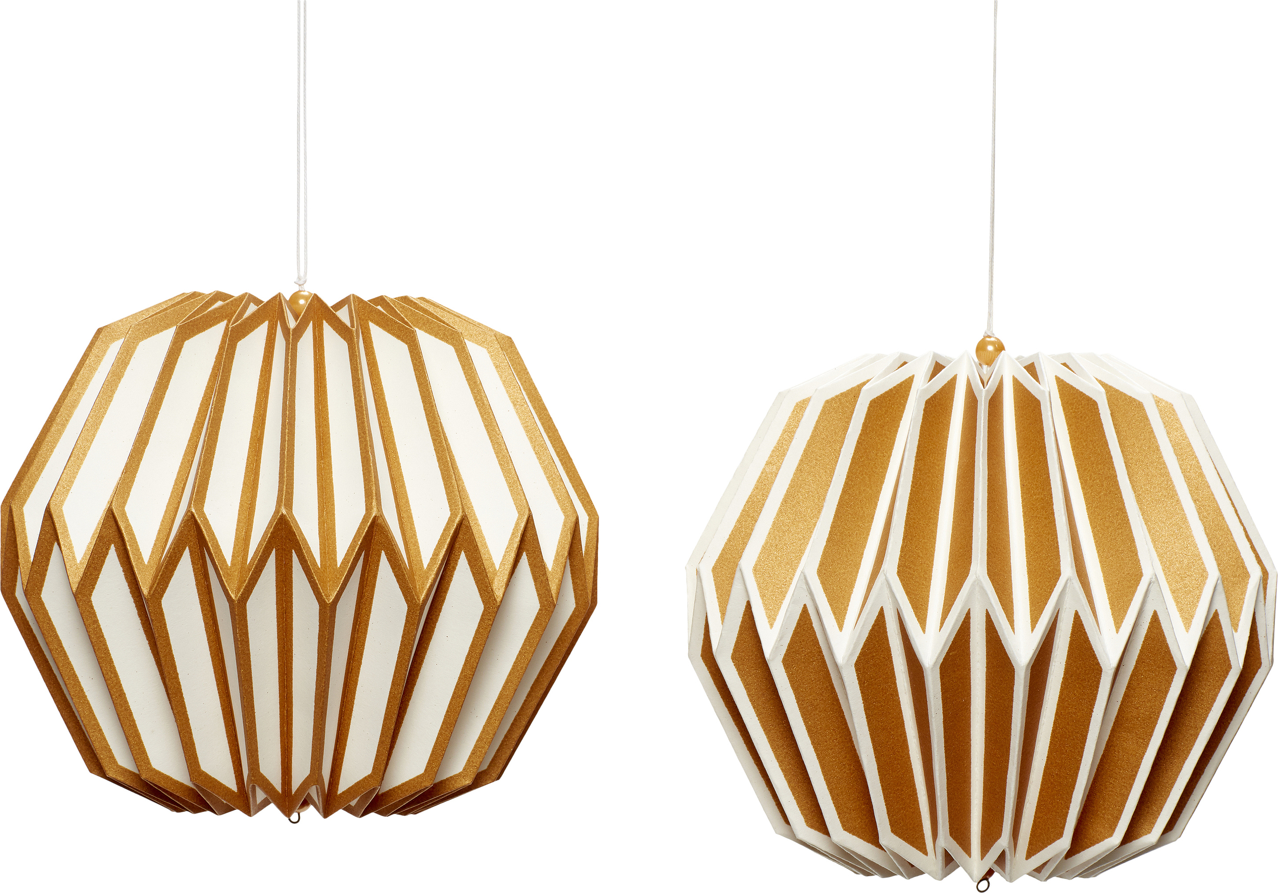 Ozdoby choinkowe Hübsch Ornament duże 2 szt.