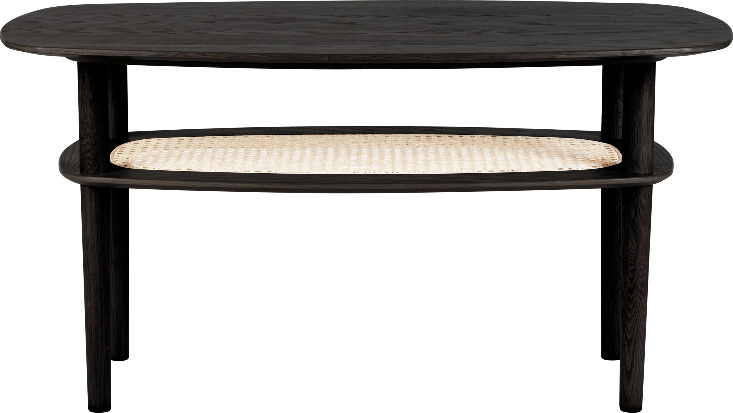 Stolik kawowy Together prostokątny czarny dąb