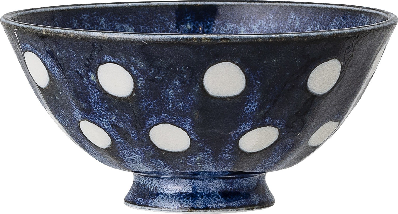 Miska Camellia 13 cm niebieska w kropki