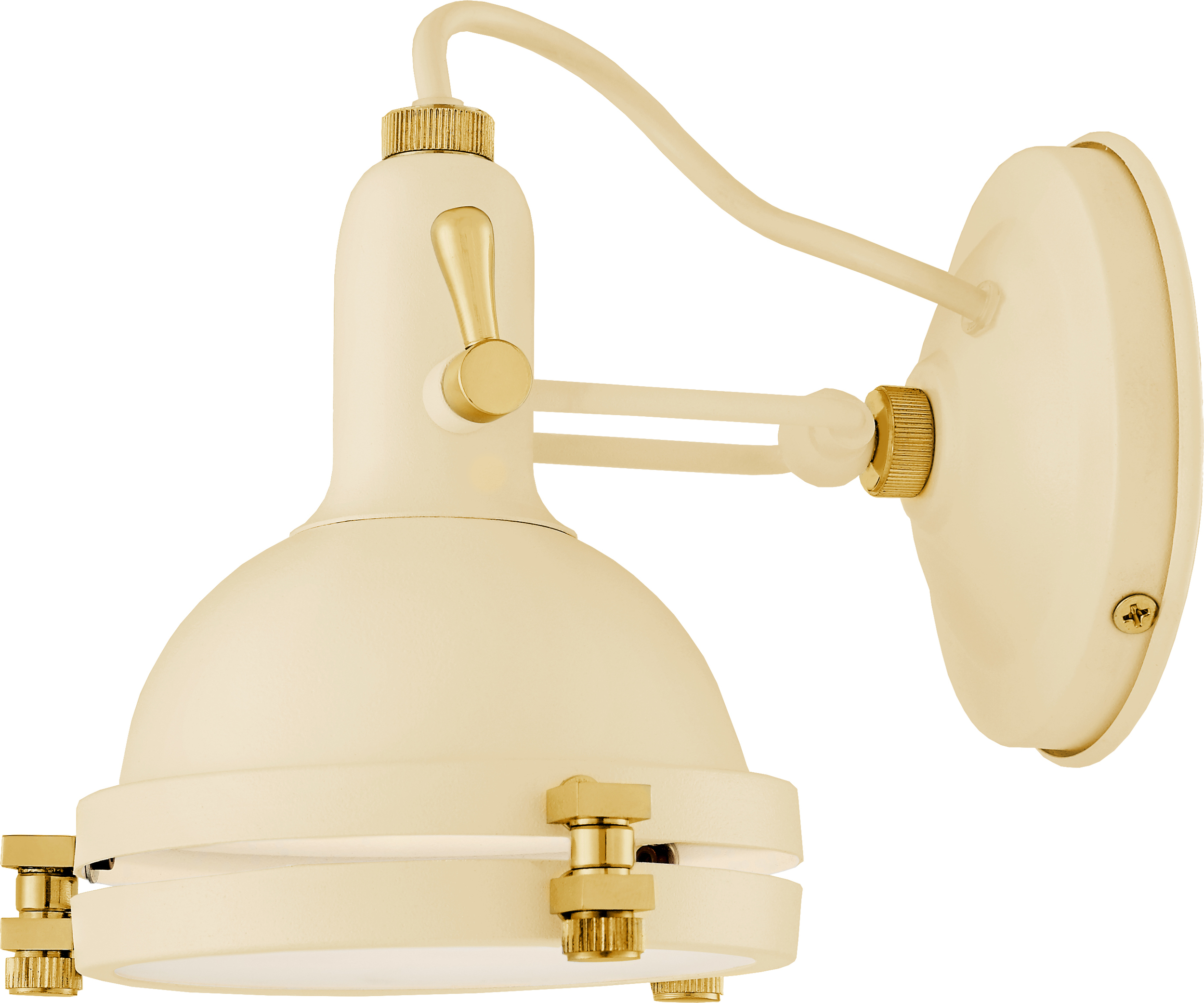 Kinkiet Nautilius kremowy