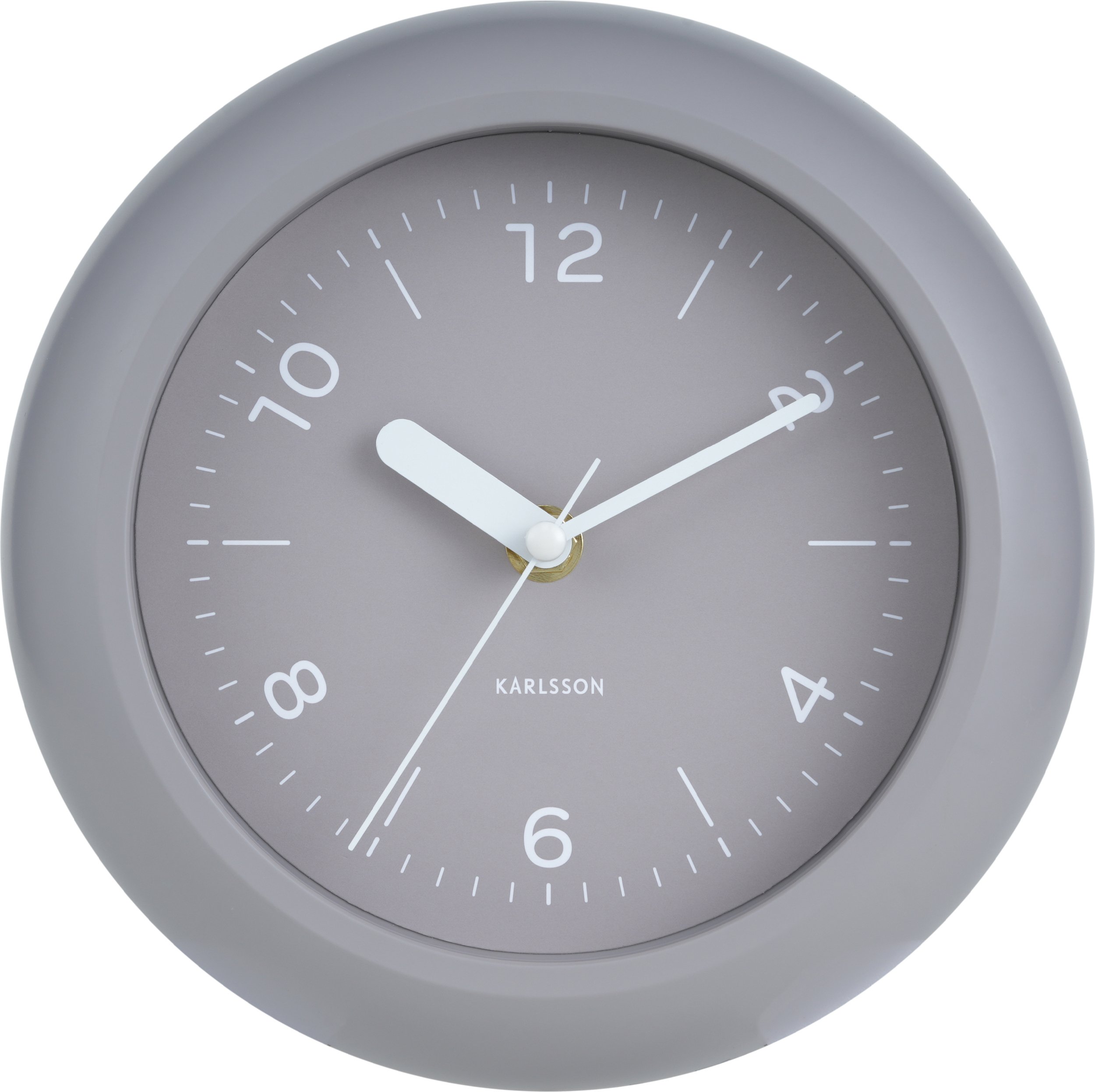Zegar ścienny Slope szary