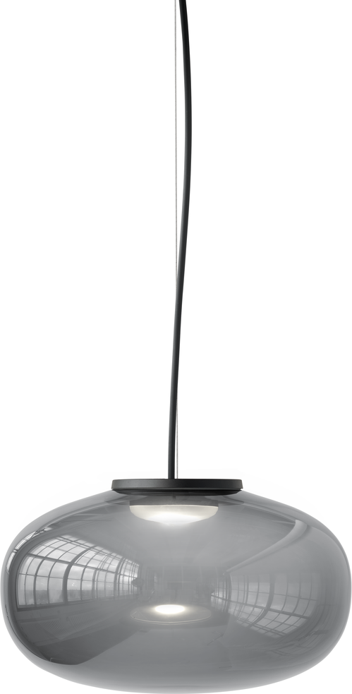 Lampa wisząca Karl-Johan 40 cm szara