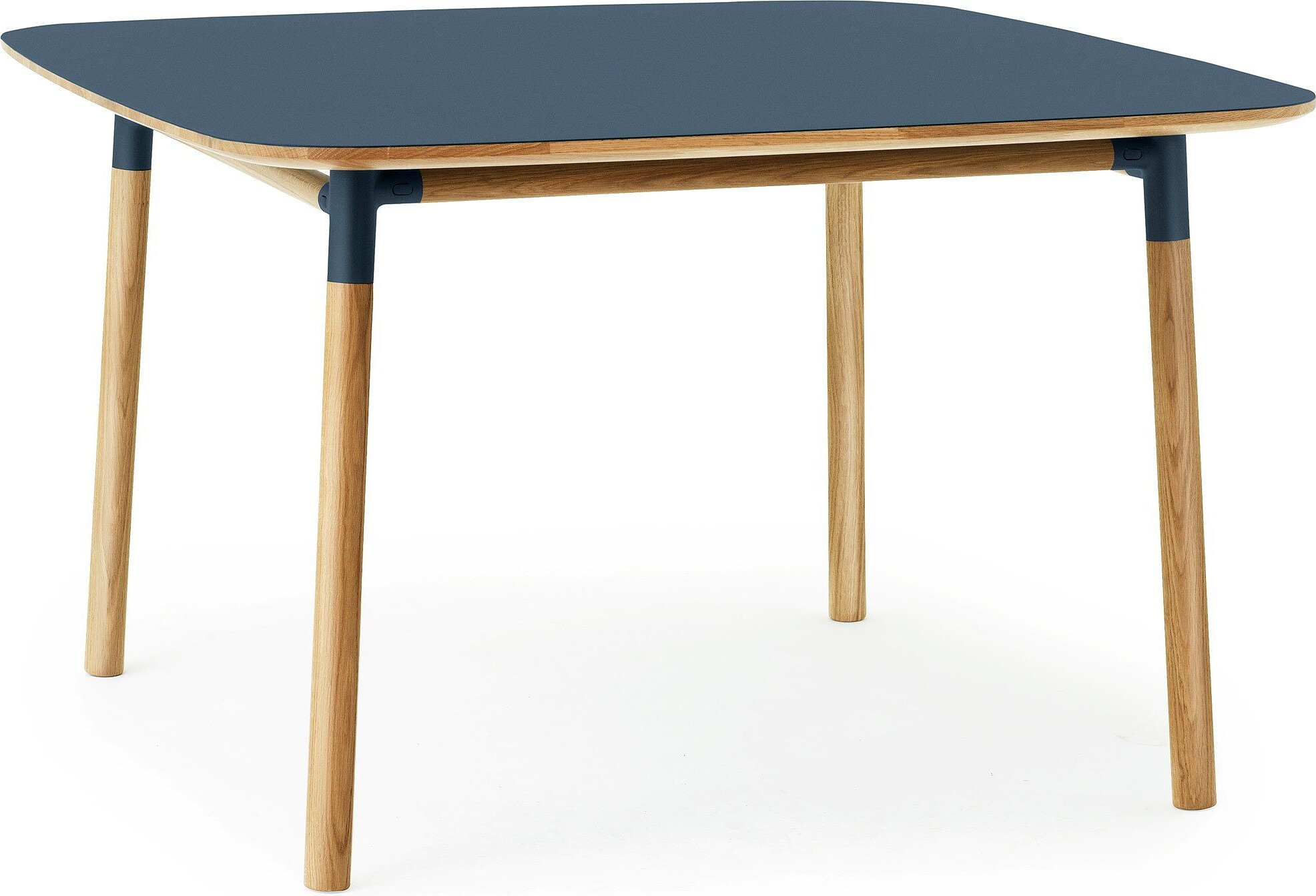 Stół Form 120x120 cm niebieski