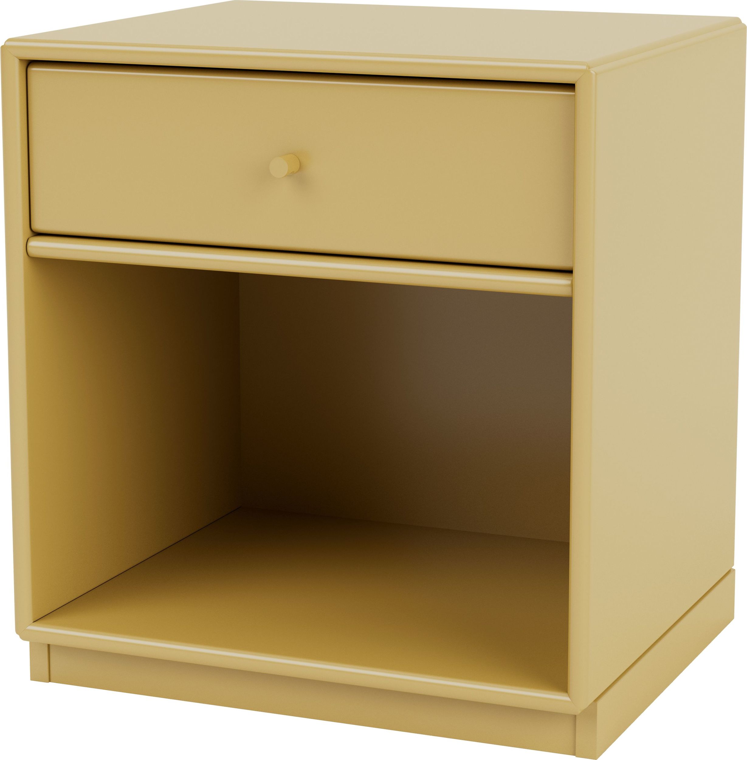 Szafka nocna Dream musztardowa na cokole 3 cm