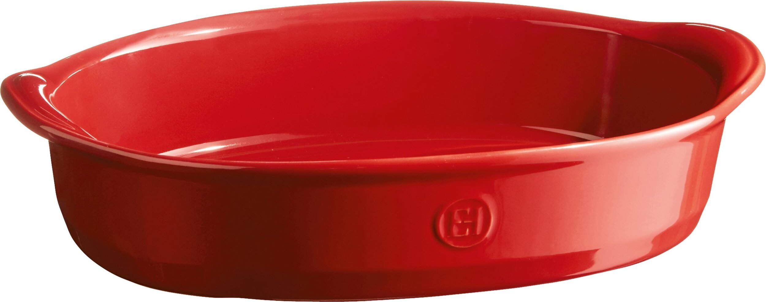 Naczynie żaroodporne Emile Henry owalne 22,5 x 35 cm czerwone