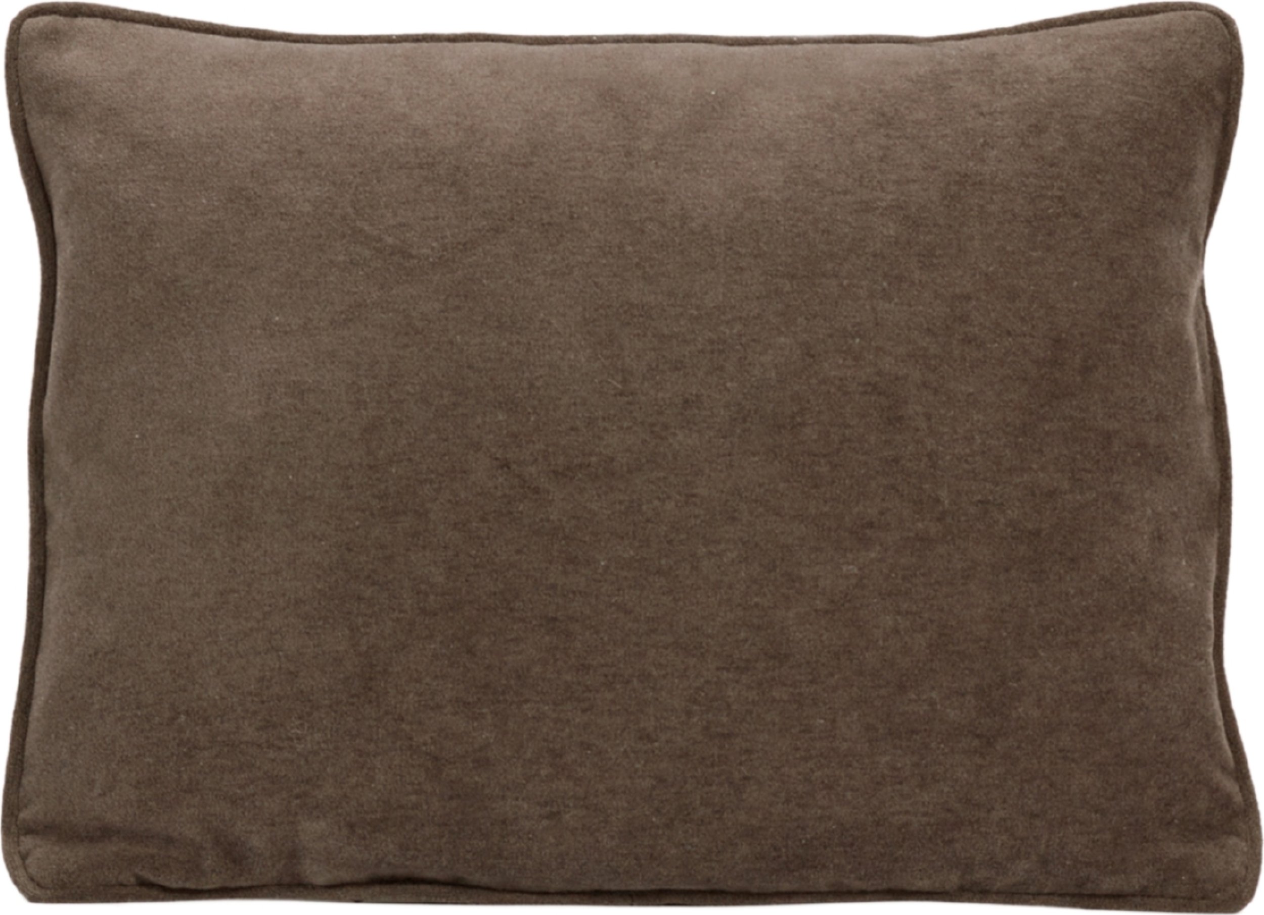 Poduszka na sofę Ono Velvet 40 x 50 cm brązowa