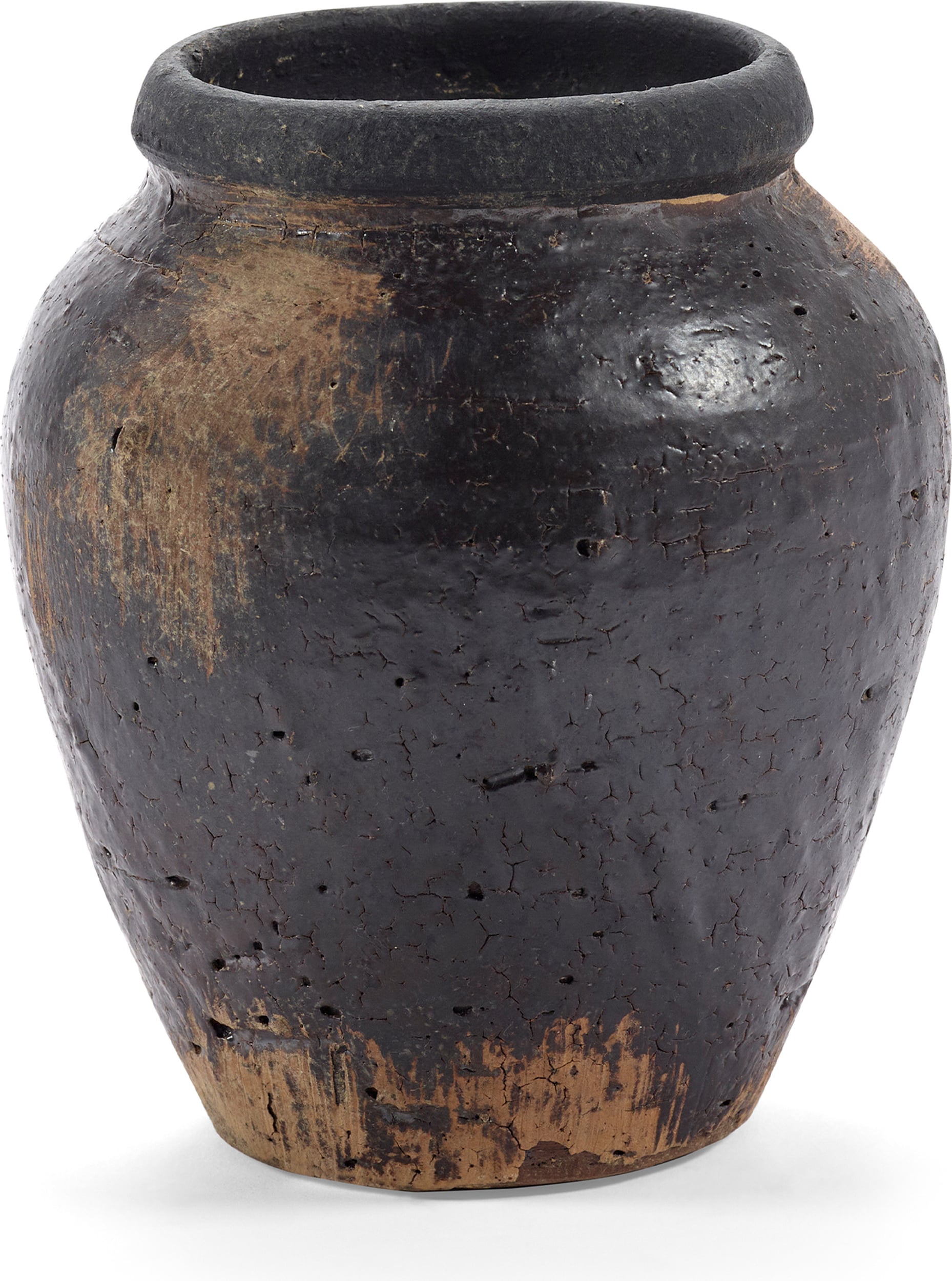 Wazon dekoracyjny Black Ancient 16,5 cm czarny
