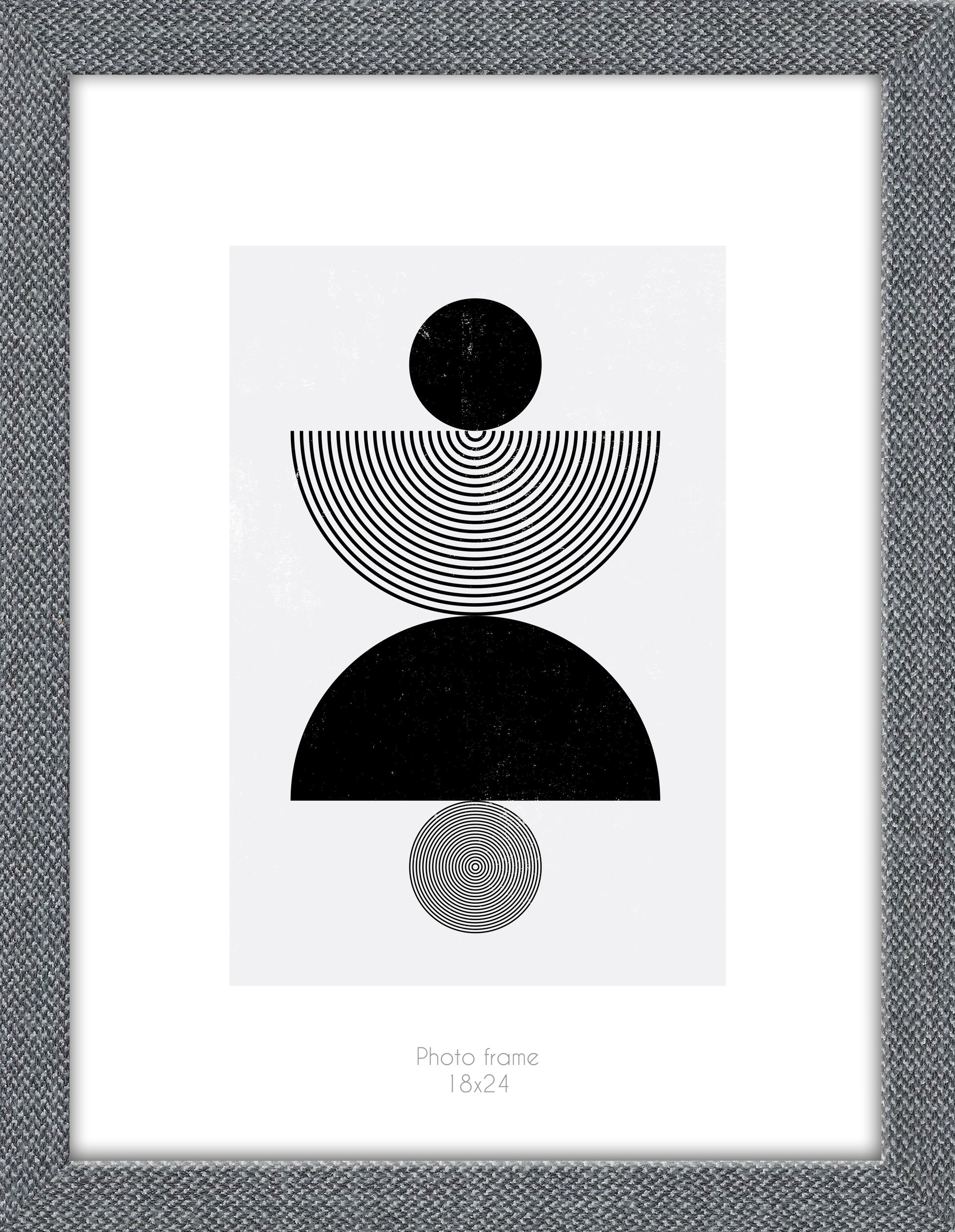 Ramka na zdjęcia Kyoto 18 x 24 cm szara