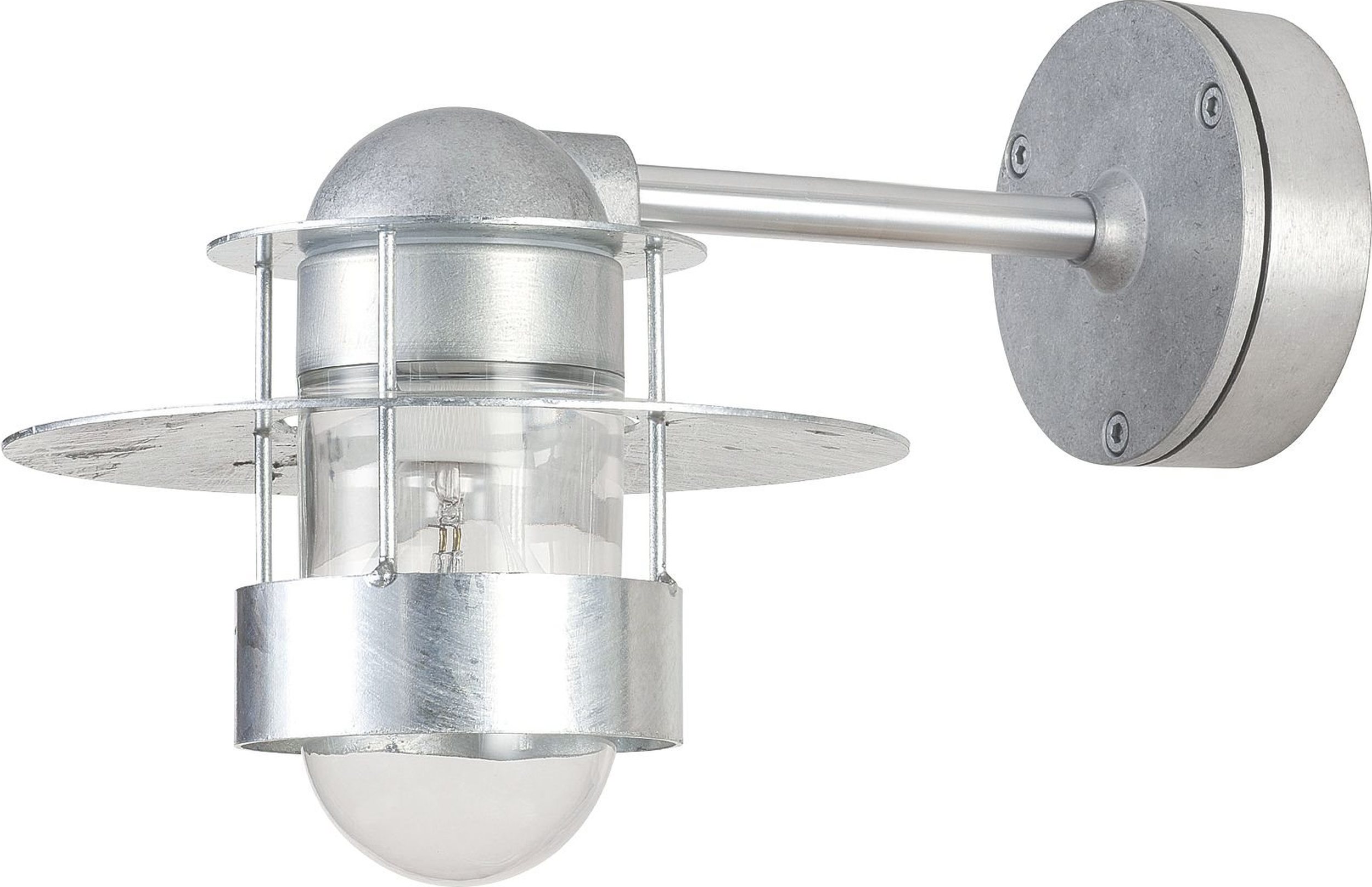 Kinkiet Albertslund krótki cynk zewnętrzny