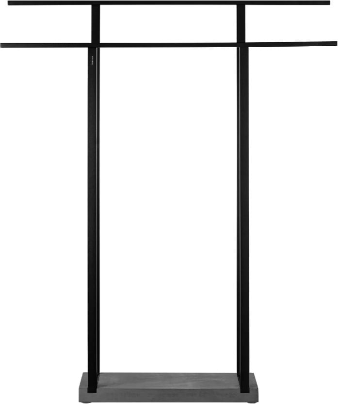 Wieszak na ręczniki Menoto 90 cm czarny