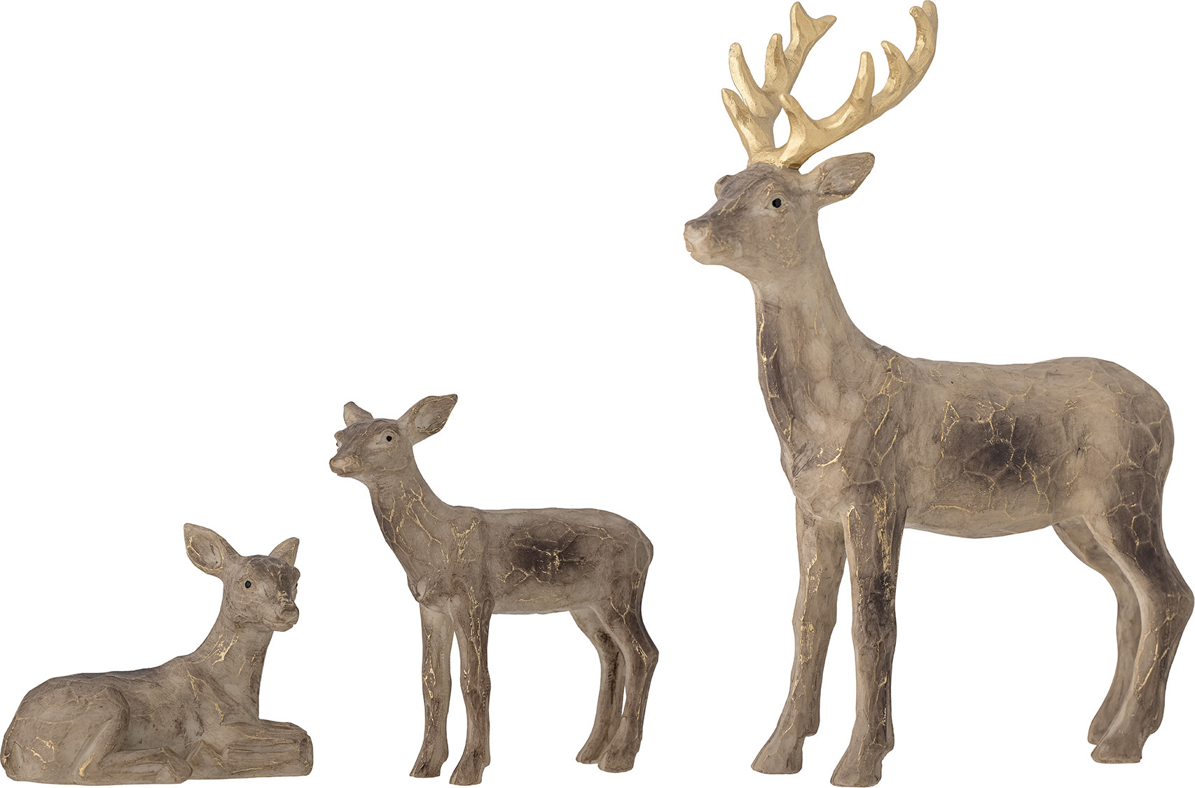 Figurki dekoracyjne Tuan renifery 3 szt.