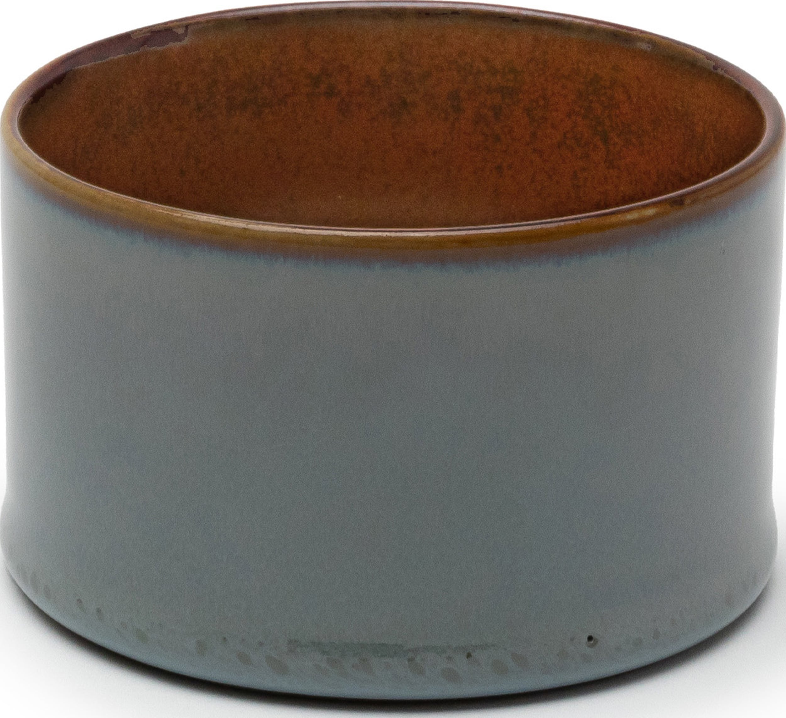 Kubek Terres de Rêves niski 160 ml niebiesko-czerwony