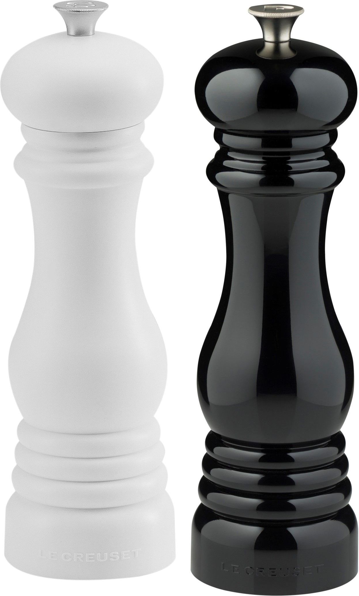 Młynki do soli i pieprzu Le Creuset 21 cm czarny i biały 2 szt.