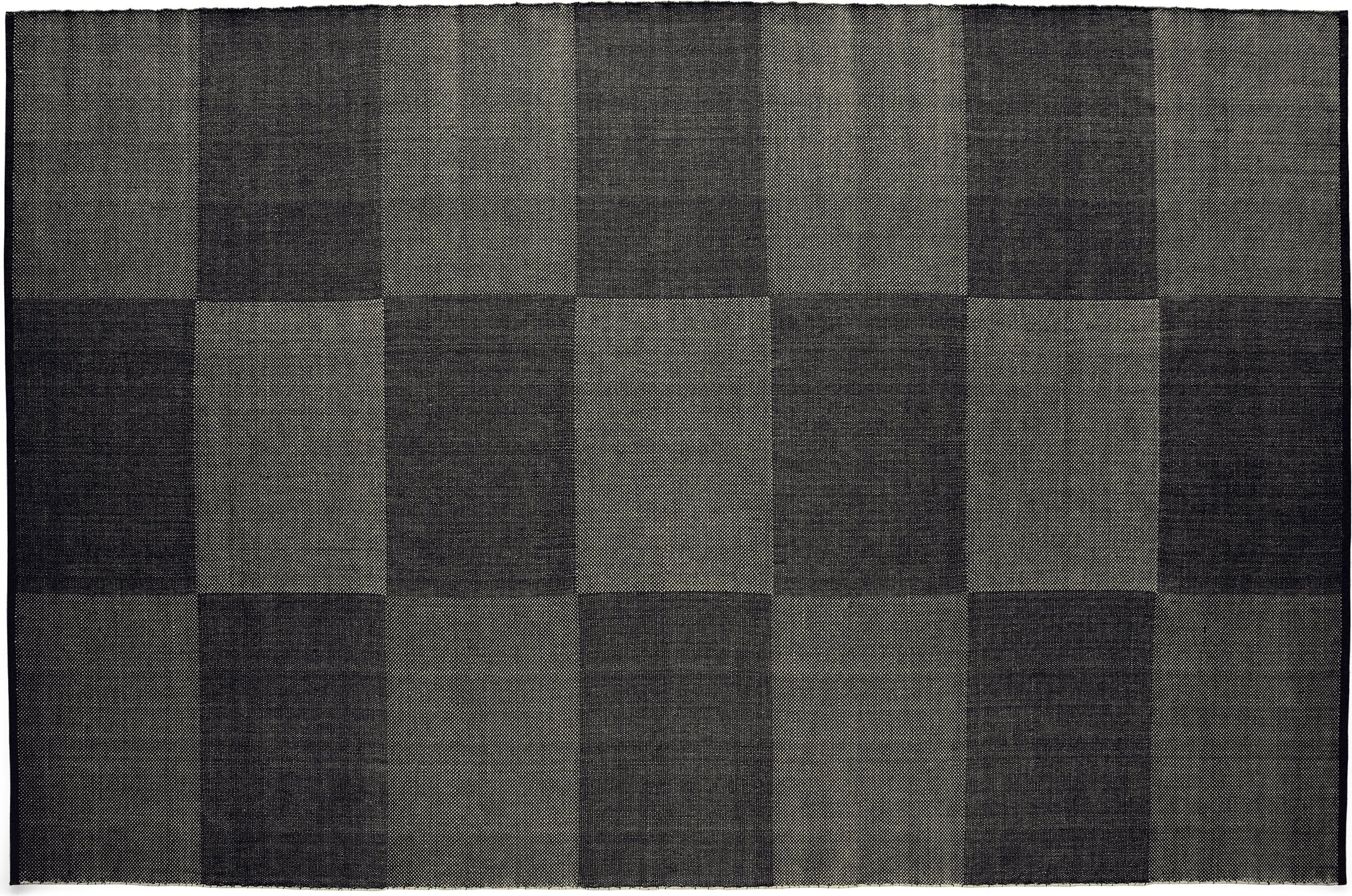 Dywan Check 200 x 300 cm czarny