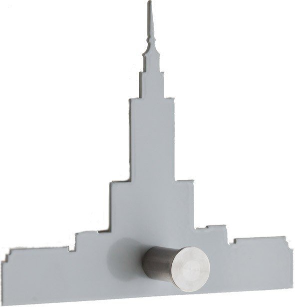 Wieszak pojedynczy Pałac szary